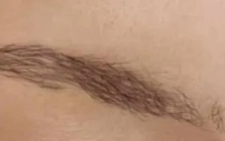 Cejas antes del tratamiento de microblading y shading